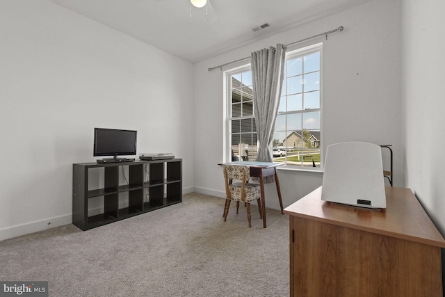 612 Cypress Dr Unit 51, Hanover, PA 17331 - office area with carpet flooring and ceiling fan