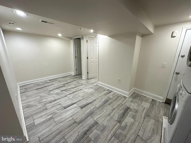 75 New York Ave NW, Washington, DC 20001 - finished below grade area with recessed lighting and wood finish floors