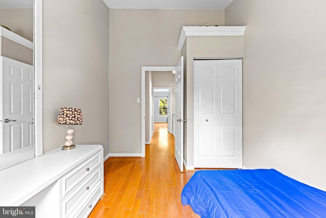 8 Cross Falls Cir, Sparks Glencoe, MD 21152 - bedroom featuring light wood finished floors and a closet