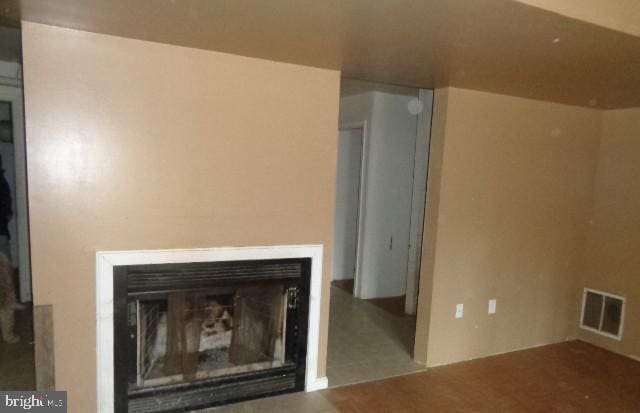 4365 Family Cir, Prince Frederick, MD 20678 - detailed view of a glass covered fireplace