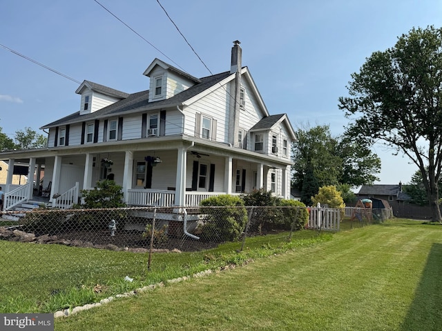 420 Wile Ave, Souderton, PA 18964 - view of front of house with a porch and a chimney