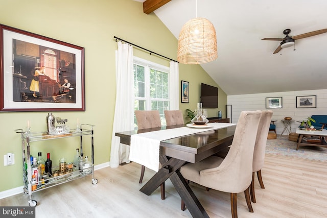 6444 Duhollow Rd, Warrenton, VA 20187 - dining area featuring wood finished floors and a ceiling fan