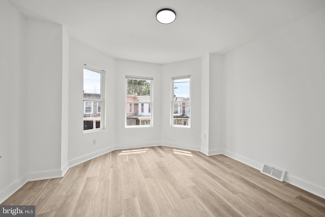 239 Rubicam St, Philadelphia, PA 19120 - spare room featuring light wood-style flooring and baseboards
