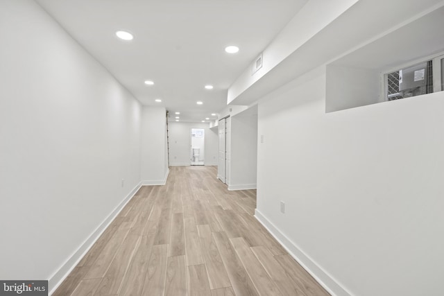 239 Rubicam St, Philadelphia, PA 19120 - hall featuring recessed lighting and light wood-type flooring