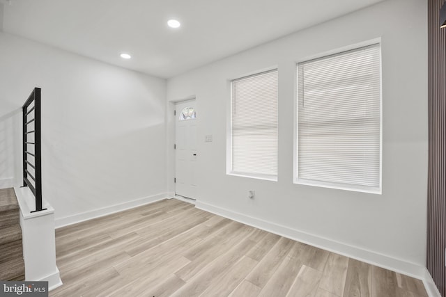 239 Rubicam St, Philadelphia, PA 19120 - empty room featuring light wood-style floors and recessed lighting