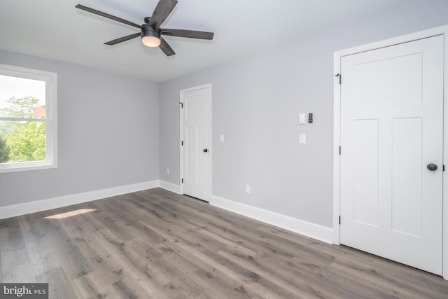 511 E Green St, Oakland, MD 21550 - spare room with wood finished floors and a ceiling fan