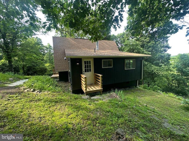 556 Trapper Ridge Ln, Hedgesville, WV 25427 - back of property
