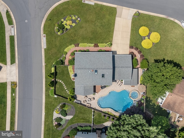 5304 Braddock Ridge Dr, Centreville, VA 20120 - aerial view of a pool