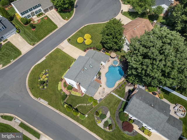5304 Braddock Ridge Dr, Centreville, VA 20120 - bird's eye view of a pool area