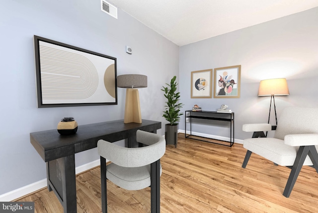 1111 25th St NW Unit 521, Washington, DC 20037 - home office with light wood-style floors and baseboards