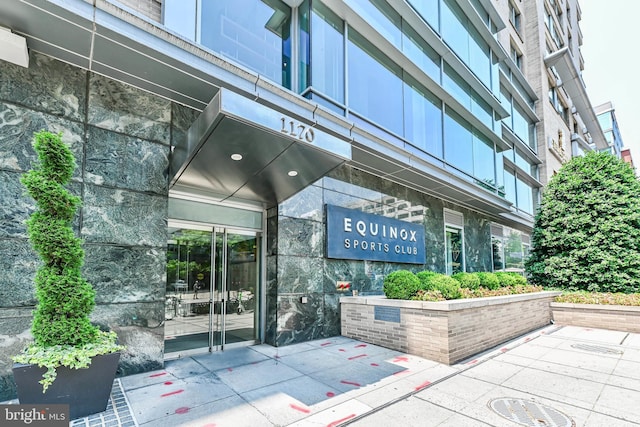 1111 25th St NW Unit 521, Washington, DC 20037 - view of exterior entry with stone siding