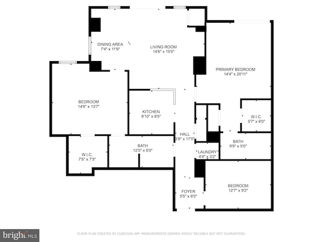 1111 25th St NW Unit 521, Washington, DC 20037 - view of home floor plan