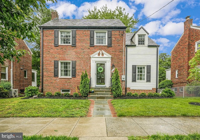 1615 Webster St NE, Washington, DC 20017 - view of front facade featuring brick siding and a chimney
