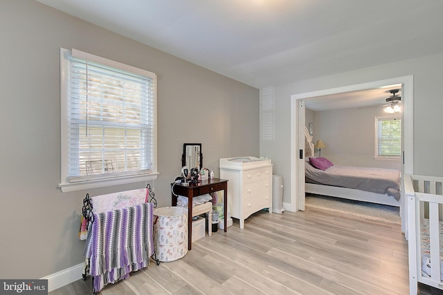 1326 Balsam St, Saint Leonard, MD 20685 - bedroom with light wood-style flooring and baseboards