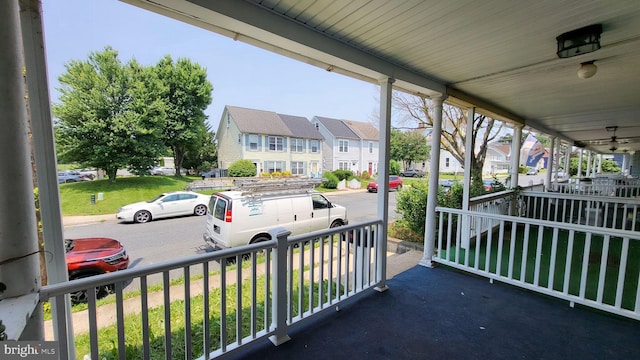 714 Green St, Havre De Grace, MD 21078 - porch featuring a residential view