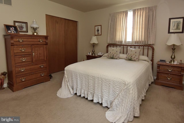 401 Antietam Rd, Reading, PA 19606 - bedroom featuring light carpet and a closet