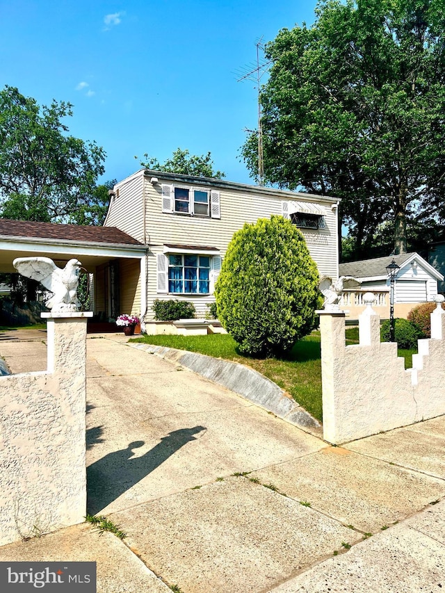 2817 Boyd St, Pennsauken, NJ 08110 - view of front facade with concrete driveway