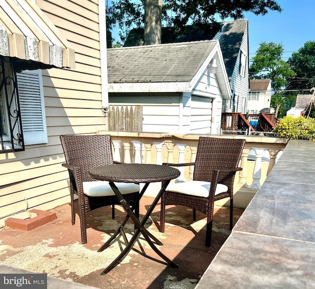 2817 Boyd St, Pennsauken, NJ 08110 - view of patio / terrace with an outdoor structure
