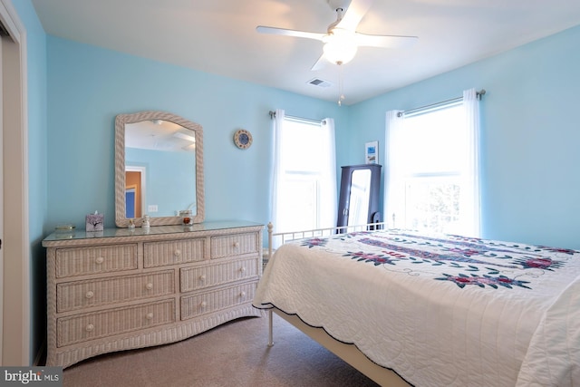 1712 Renaissance Dr, Baltimore, MD 21221 - bedroom with carpet and ceiling fan