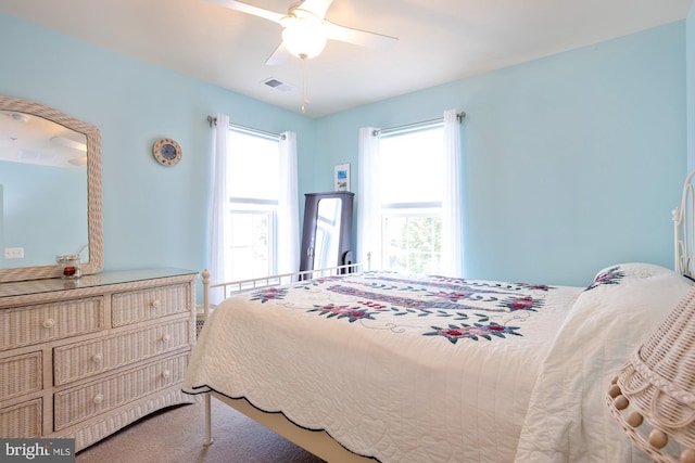 1712 Renaissance Dr, Baltimore, MD 21221 - carpeted bedroom featuring a ceiling fan