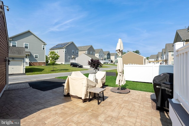 1712 Renaissance Dr, Baltimore, MD 21221 - view of patio / terrace featuring a residential view and a grill