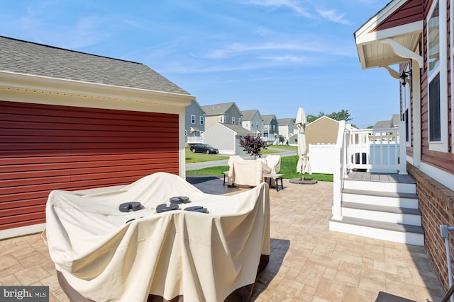 1712 Renaissance Dr, Baltimore, MD 21221 - view of patio featuring a residential view