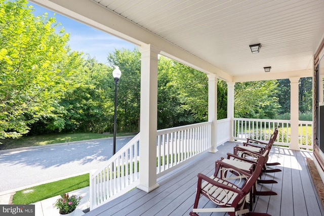 1712 Renaissance Dr, Baltimore, MD 21221 - porch with view of scattered trees