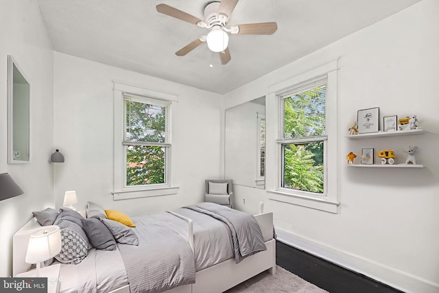 426 Summit St, Fredericksburg, VA 22401 - bedroom featuring wood finished floors and a ceiling fan