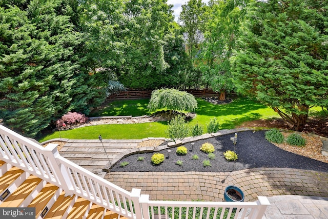 1504 Brookdale Ct, Winchester, VA 22601 - view of yard with a patio area and stairway