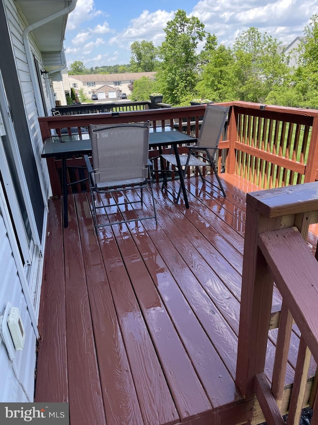 2610 Daniels Ln, Quakertown, PA 18951 - wooden deck featuring outdoor dining space