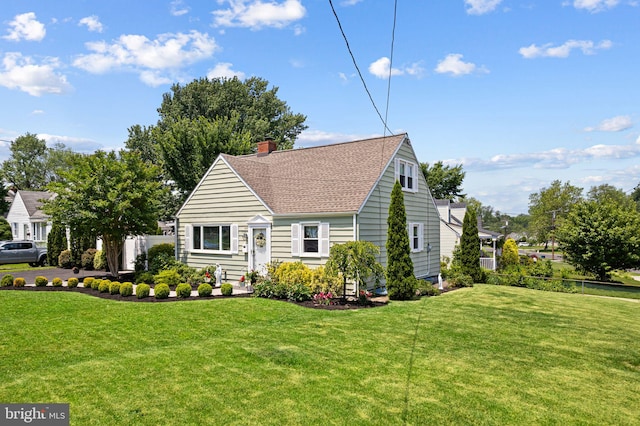 143 Moore Ave, Barrington, NJ 08007 - cape cod house featuring a shingled roof and a chimney