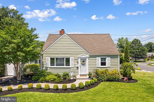 143 Moore Ave, Barrington, NJ 08007 - bungalow with a front lawn, a chimney, and a shingled roof