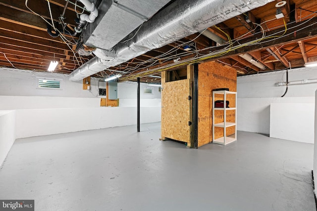143 Moore Ave, Barrington, NJ 08007 - basement with electric panel