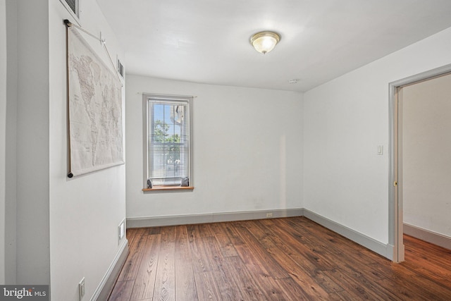 453 Hermitage St, Philadelphia, PA 19128 - unfurnished room with wood-type flooring and baseboards