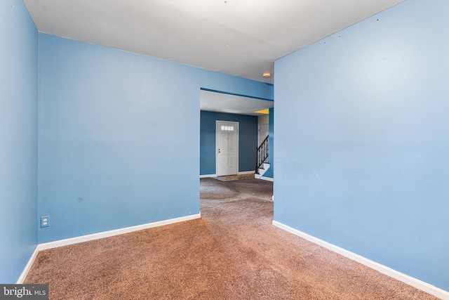 71 Winfield Rd, Sicklerville, NJ 08081 - unfurnished room featuring carpet flooring and stairway