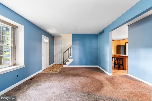 71 Winfield Rd, Sicklerville, NJ 08081 - entryway featuring carpet and stairway