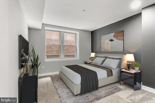 1801 Calvert St NW Unit 204, Washington, DC 20009 - bedroom with carpet and baseboards
