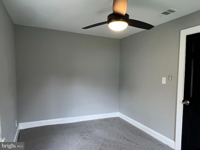 6309 61st Pl, Riverdale, MD 20737 - carpeted spare room with a ceiling fan and baseboards