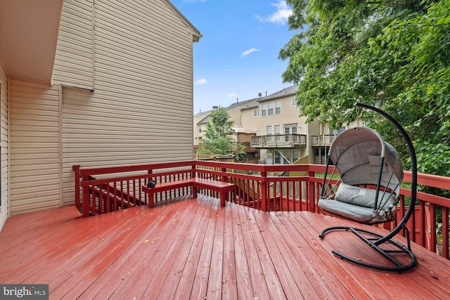 1712 Apple Blossom Ct, Bowie, MD 20721 - deck with a residential view