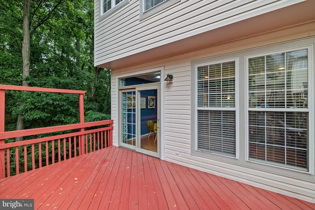 1712 Apple Blossom Ct, Bowie, MD 20721 - view of wooden terrace