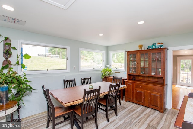 175 Pullen Station Rd, Quakertown, PA 18951 - dining room featuring light wood-style floors and recessed lighting