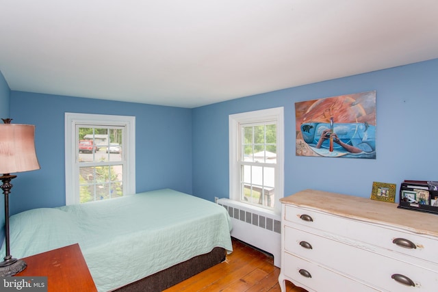 175 Pullen Station Rd, Quakertown, PA 18951 - bedroom featuring radiator heating unit and wood finished floors