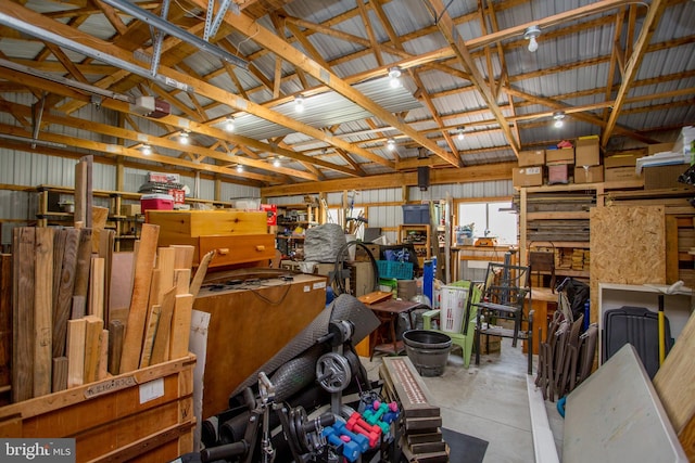 175 Pullen Station Rd, Quakertown, PA 18951 - garage with metal wall