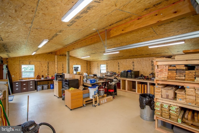 175 Pullen Station Rd, Quakertown, PA 18951 - below grade area with a workshop area and healthy amount of natural light