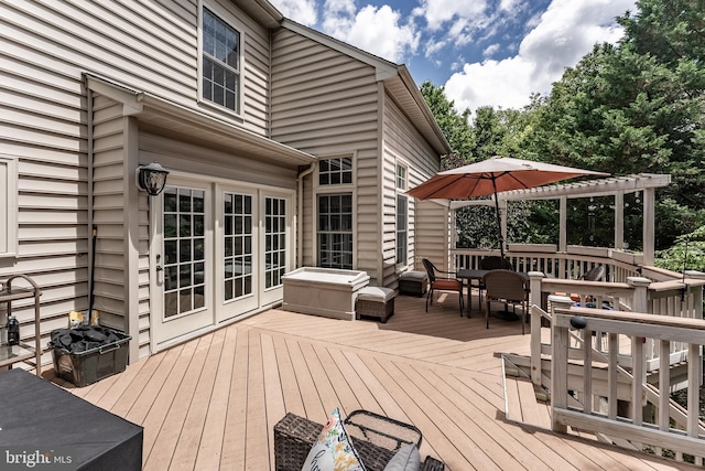 12655 Arthur Graves Jr Ct, Bristow, VA 20136 - deck with outdoor dining area