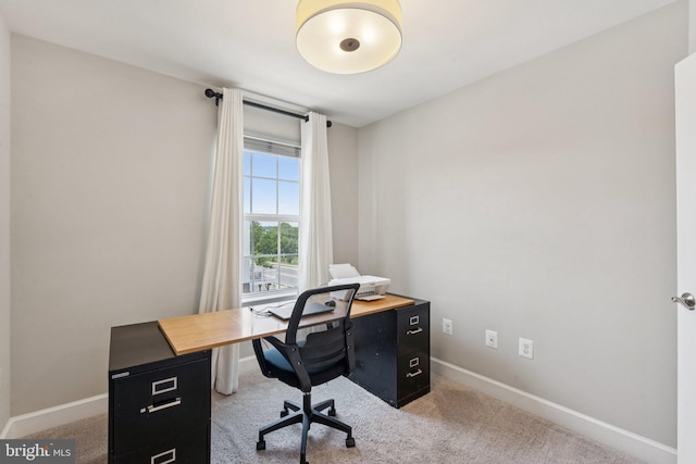 9924 Whitemoss Dr, Manassas, VA 20109 - carpeted home office with baseboards