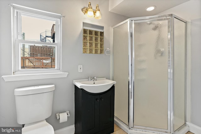 3016 Dillon St, Baltimore, MD 21224 - bathroom featuring vanity and a stall shower