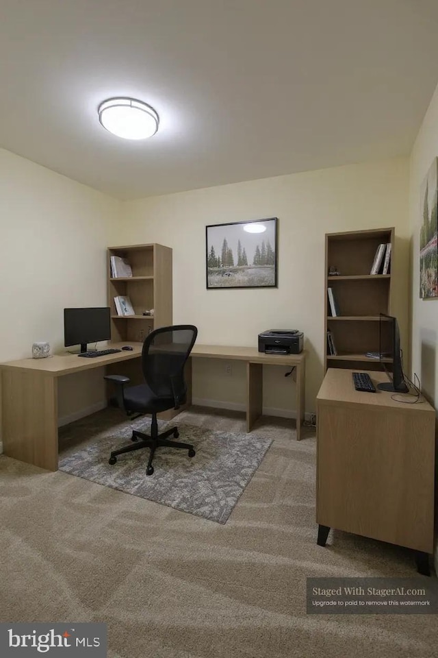 3655 Islington St, Frederick, MD 21704 - home office with carpet floors