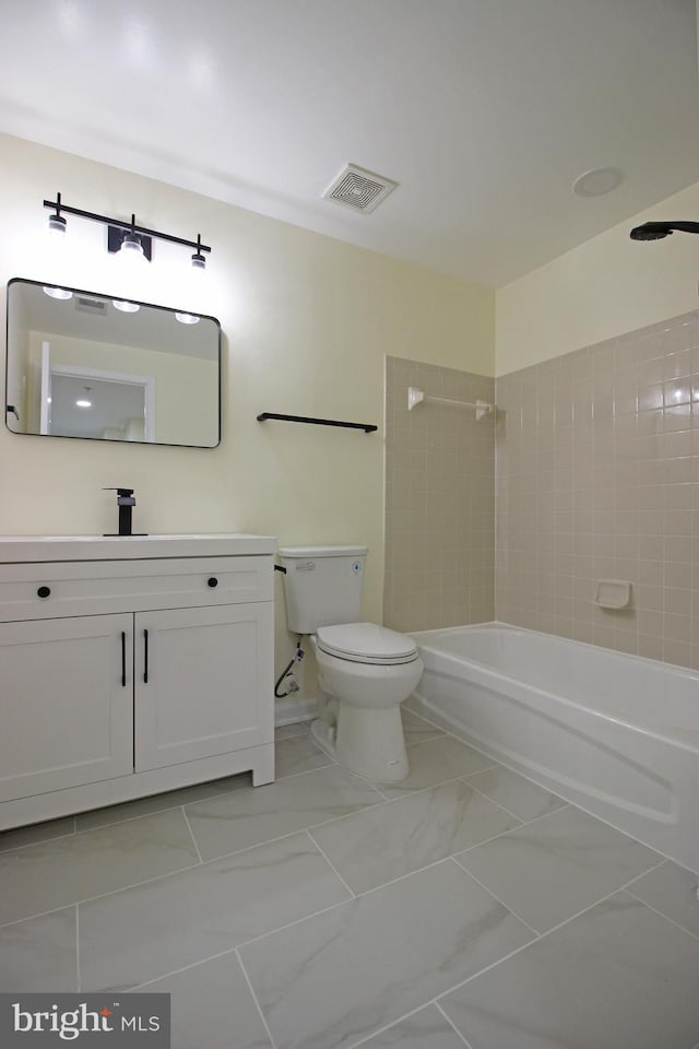 3655 Islington St, Frederick, MD 21704 - bathroom featuring vanity and bathing tub / shower combination