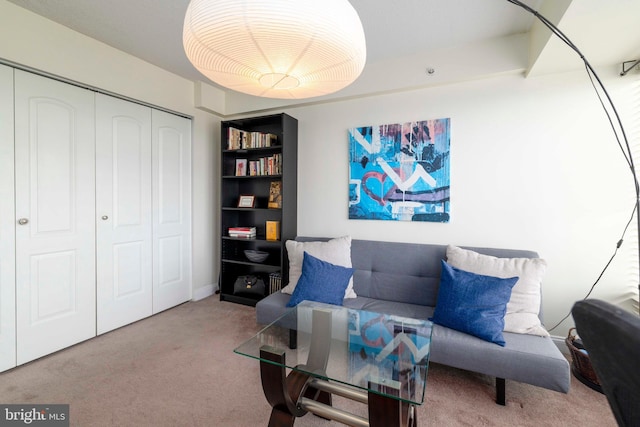 2001 Hamilton St Unit 925, Philadelphia, PA 19130 - living area featuring carpet flooring